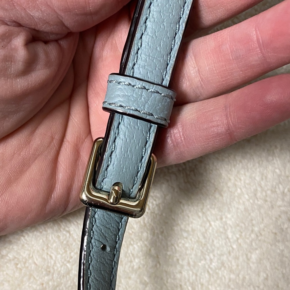 Kate Spade Leather Light Blue Crossbody Bag - Picture 7 of 9